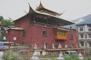 川西藏区行宗教建筑